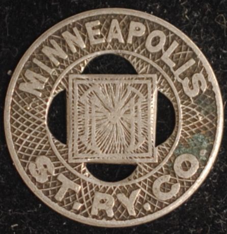 Minneapolis St. RY Co (Minnesota) Fare Token