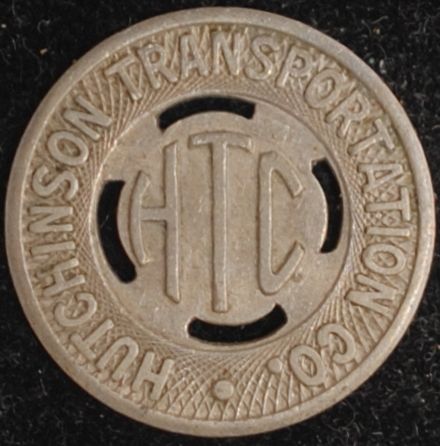 Hutchinson Transportation Co. (Kansas) Fare Token KS 450F