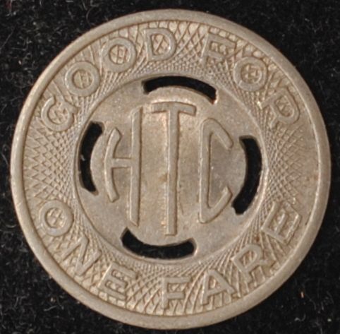 Hutchinson Transportation Co. (Kansas) Fare Token KS 450F