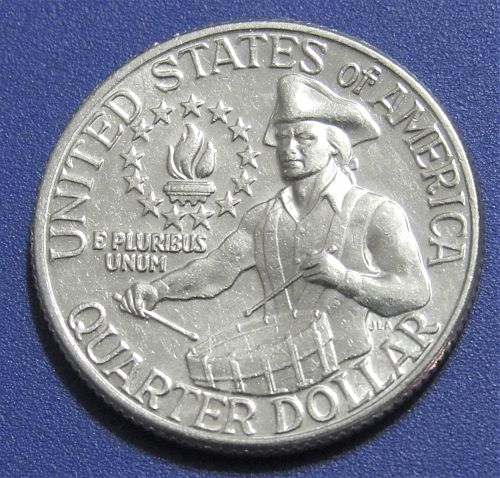 1976-D 25 Cents - Bicentennial Washington Quarter - Little Drummer Boy