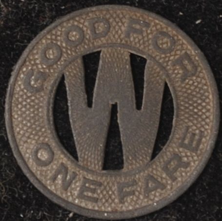 Wichita Transportation Co. (Kansas) Fare Token KS 970F