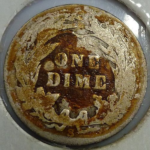 1911-S Grades Barber Dime (85-S)