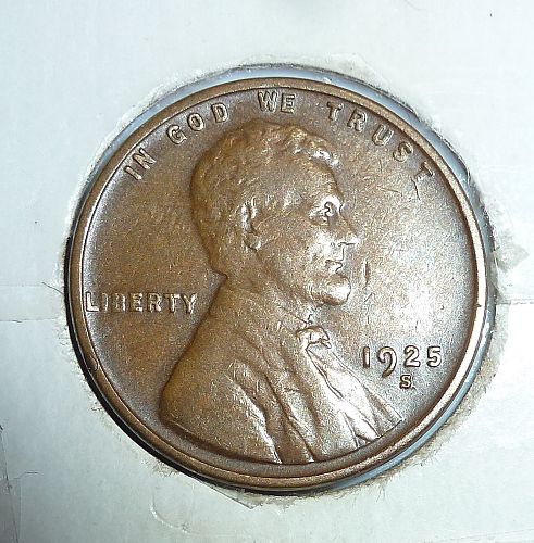 1925-S  Extra Fine Lincoln Wheat Cent ( # 120-12 )