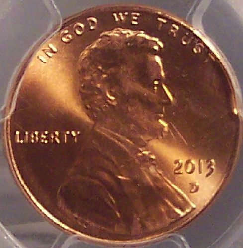 2013-D Lincoln Shield Penny PCGS MS66RD #G023
