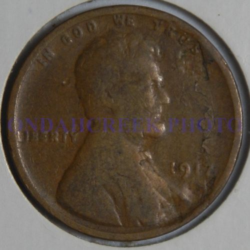 1917 Lincoln Cent Lamination Error