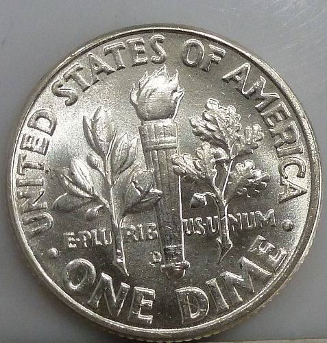 1964-D BU Roosevelt Silver Dime. High Quality ( 233-40)