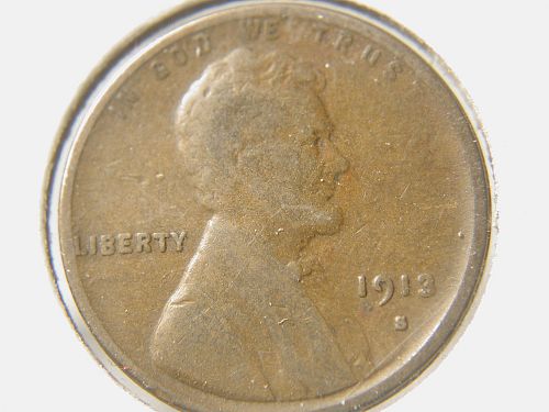 1913s Lincoln Wheat penny cent NICE