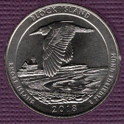 2018 P Block Island America The Beautiful Quarters -#11-6