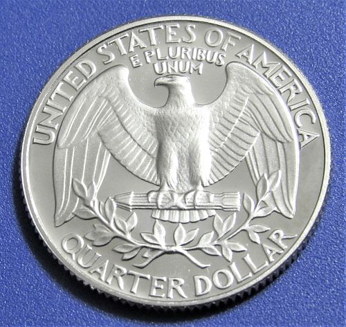 1991-S 25 Cents - Washington Quarter - Cameo Proof
