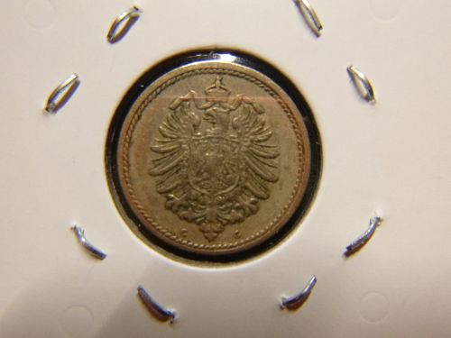 GERMAN 1875 5 PFENNIG