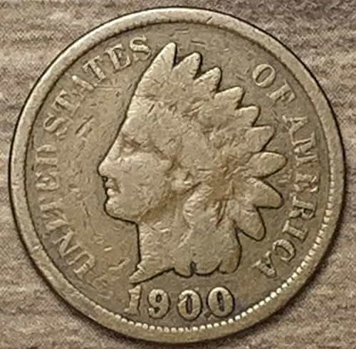 1900 P Indian Head Small Cent