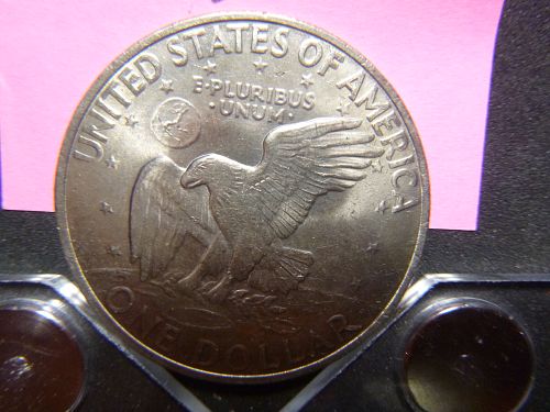 1972 P Eisenhower Dollars: Type 1 - Low Relief Reverse