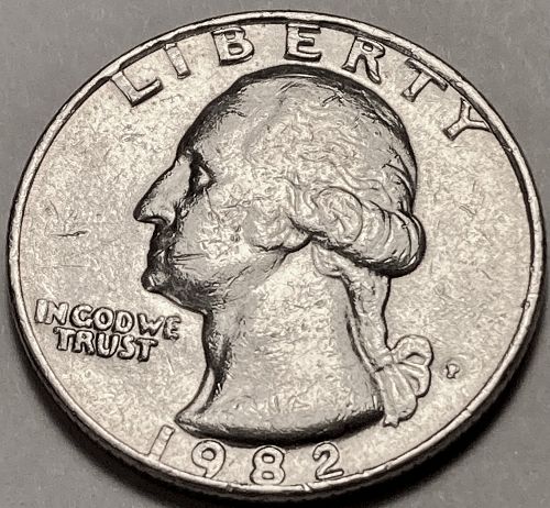 1982 P Washington Quarters