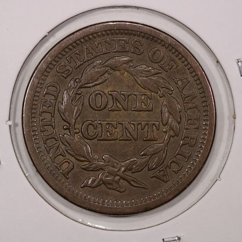 1845 Braided Hair Large Cent