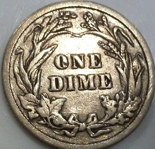 1911-P Grades EXTRA FINE Barber Dime (460-51 )