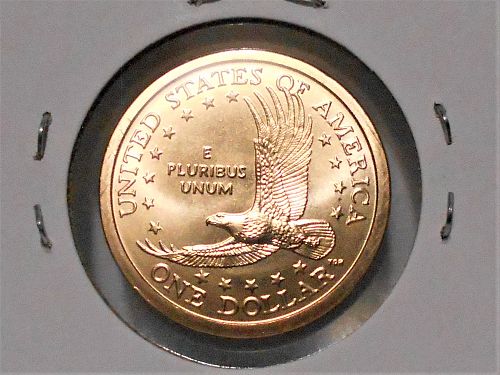 2005 P Uncirculated Sacagawea dollar from mint set 05-02