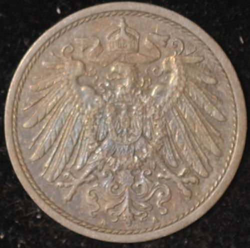 1913A Gewrmany/Empire 10 Pfennig XF+