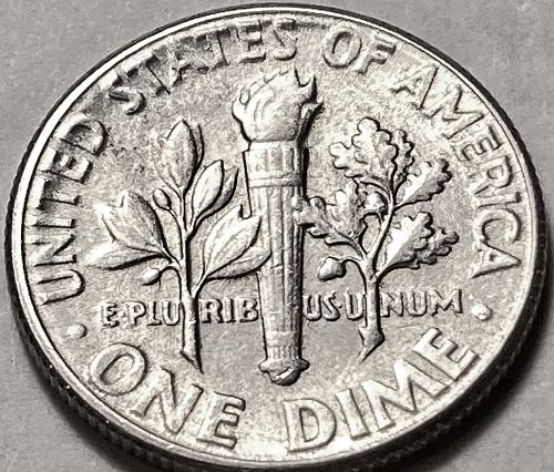 1957 P Roosevelt Dimes