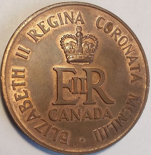 1953 Canada Queen Elizabeth II Coronation Medal