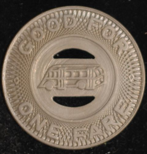 City Bus Lines (Jacksonville, Illinois) Fare Token IL 440B