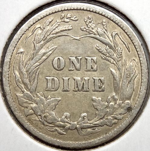 1906 P Barber Dime#11 RPD Variety