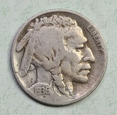 1936-S/S South Buffalo Nickel Good-4 (FS-501)