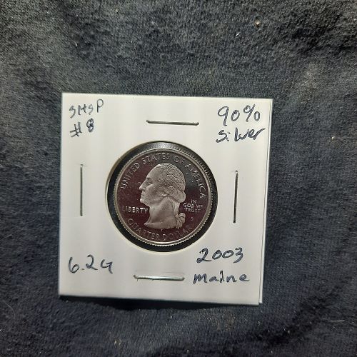 2003 Maine silver proof