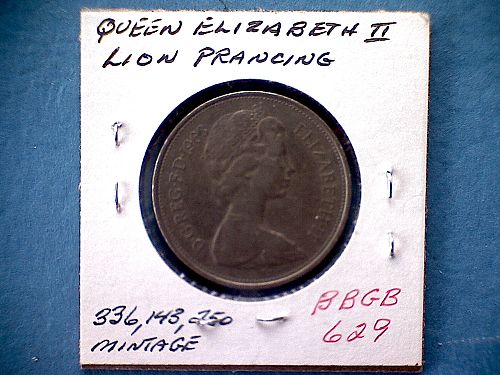 1968 GREAT BRITAIN TEN NEW PENCE COPPER NICKEL