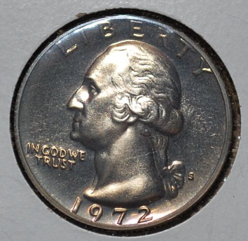 1972 S Washington Quarter