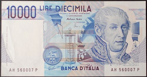 Italy P112d 10000 Lire XF+