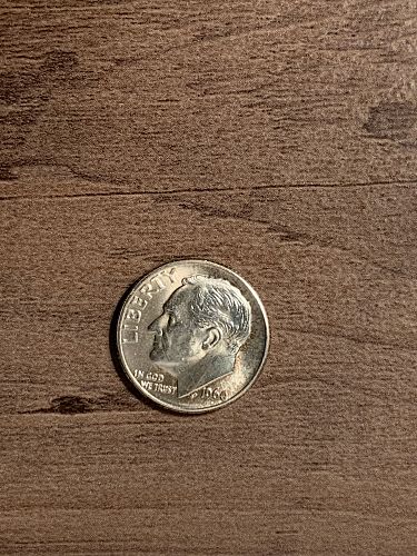 1960 D Roosevelt Dime. UNC R174