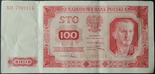 Poland P139a 100 Zlotych VF++ #2