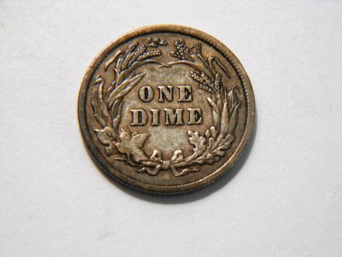 1899-P *Toned* Silver Barber Dime