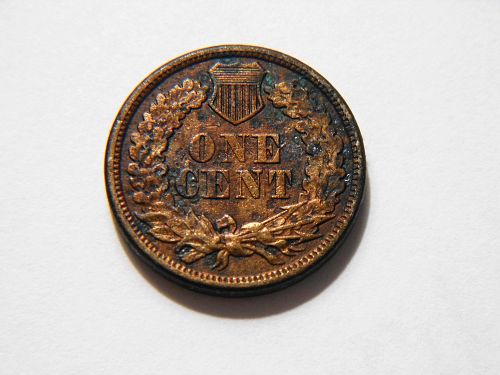 1862 Copper Nickel Indian Head Cent