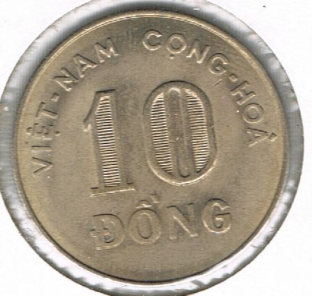 10 Đồng, South Vietnam, 1964