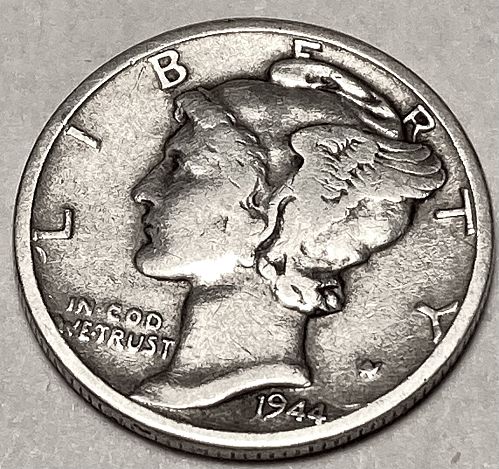 1944 D Mercury Dimes