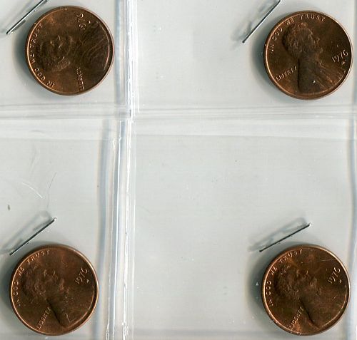 4 - 1976 - D  LINCOLN  CENTS    AU