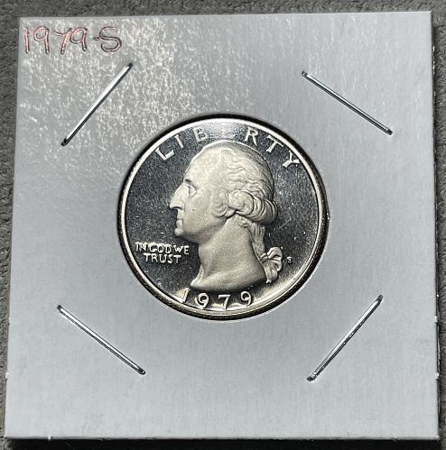 1979-S High Grade Cameo Proof Washington US Proof Quarter