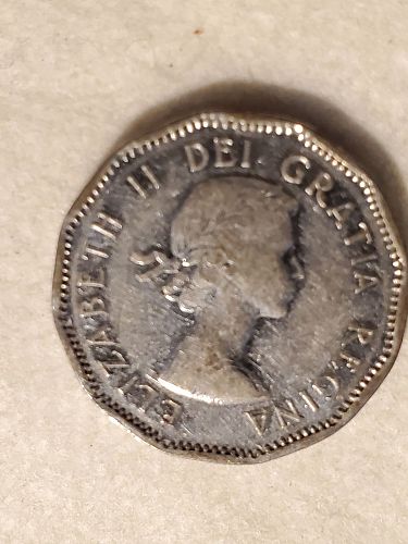 1954 Canadian 5 Cents