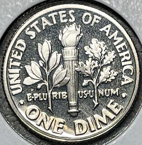 1989-S High Grade Deep Cameo Proof Roosevelt US Dime