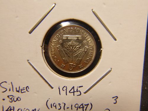South Africa 1945 3 PENCE