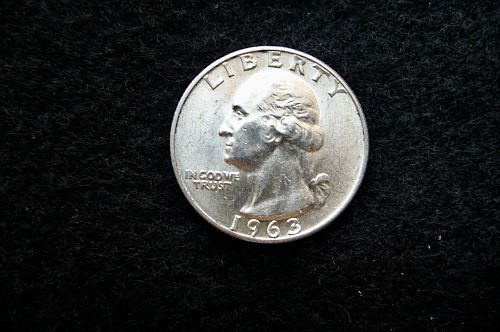 1963-D Washington Quarter