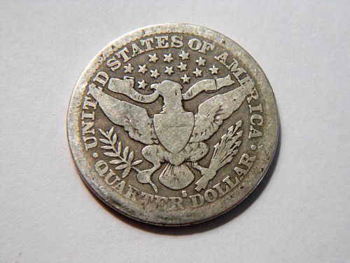 1915-S Silver Barber Quarter