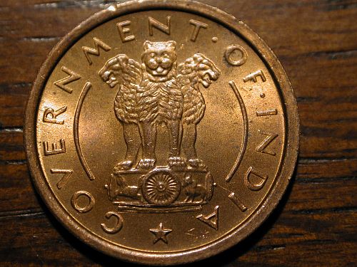 1954 India one Pice NICE