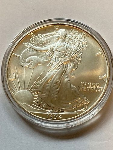 1994 Silver Eagle. Uncirculated. Very nice!