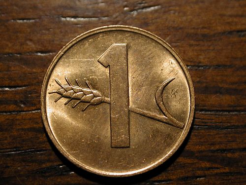 1970 Helvetia 1 cent nice