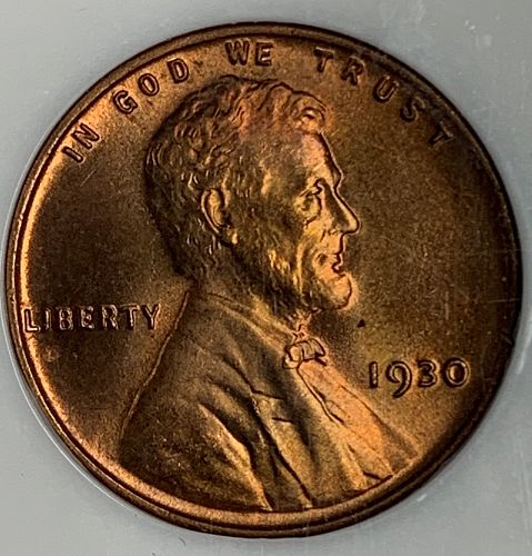 1930 Lincoln Cent MS66RD NGC