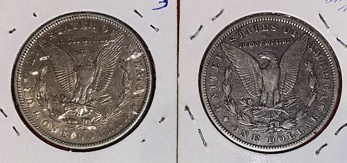 1888 O Morgan Dollars - Lot of 2 Coins