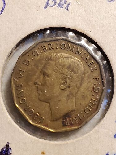 1942 Great Britain Three Pence