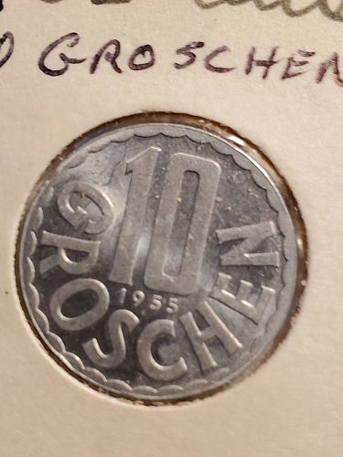 1955 Austria10 Groschen